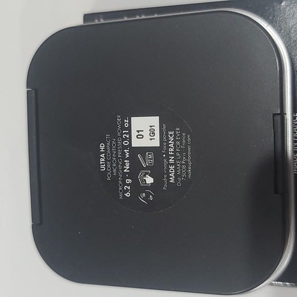NIB ✅ Make Up For Ever #01 TRANSLUCENT Ultra HD Microfinishing Pressed Powder - Picture 12 of 13
